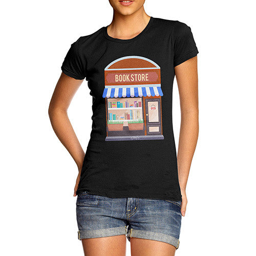 Women's Cute Bookstore T-Shirt