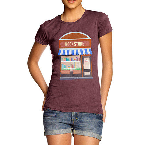 Women's Cute Bookstore T-Shirt