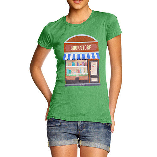 Women's Cute Bookstore T-Shirt