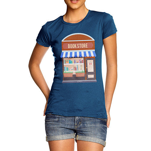 Women's Cute Bookstore T-Shirt