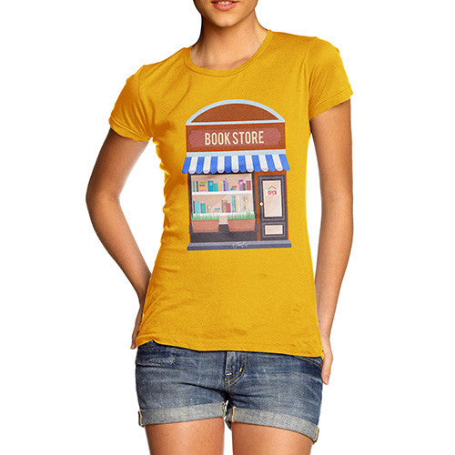 Women's Cute Bookstore T-Shirt