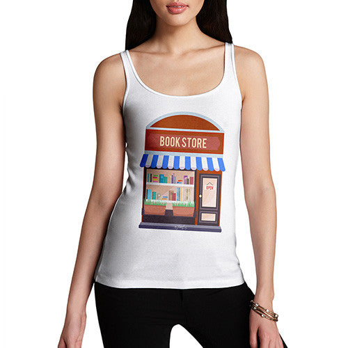 Women's Cute Bookstore Tank Top