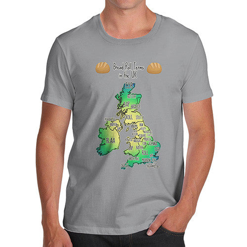 Men's Regional Bread Roll Terms T-Shirt