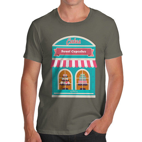 Men's Cute Cakeshop T-Shirt