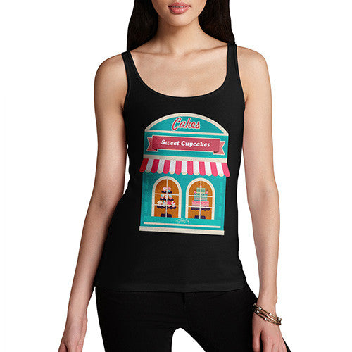 Women's Cute Cakeshop Tank Top