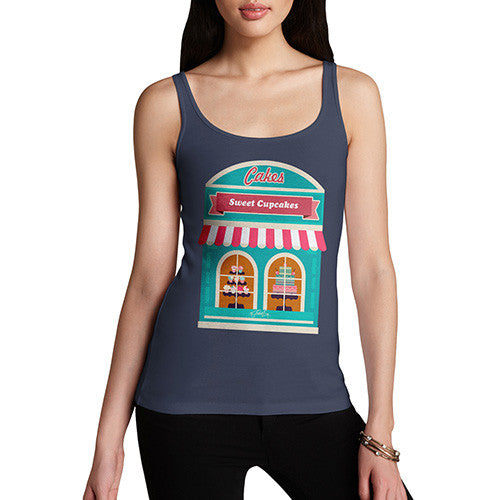 Women's Cute Cakeshop Tank Top