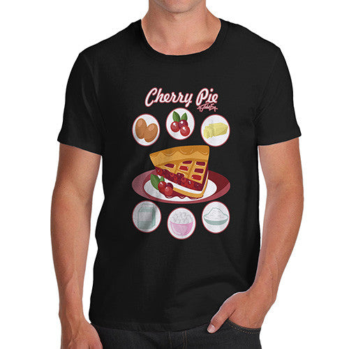 Men's Cherry Pie Recipe T-Shirt