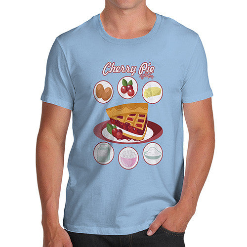 Men's Cherry Pie Recipe T-Shirt