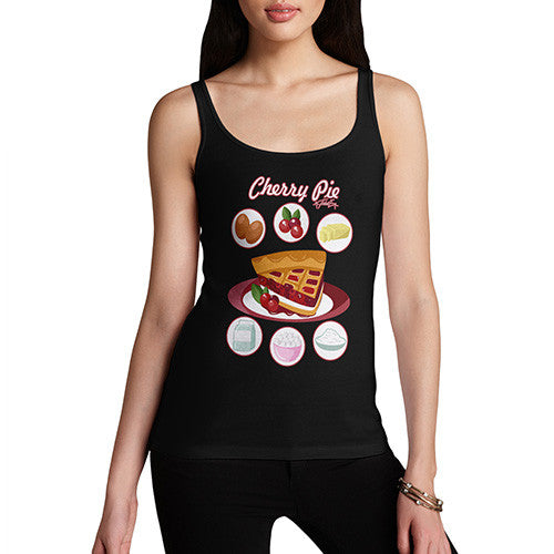 Women's Cherry Pie Recipe Tank Top