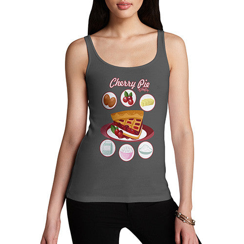 Women's Cherry Pie Recipe Tank Top