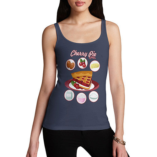 Women's Cherry Pie Recipe Tank Top