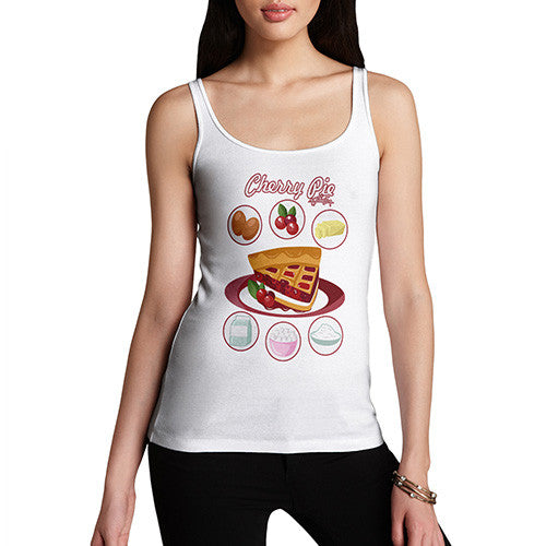 Women's Cherry Pie Recipe Tank Top