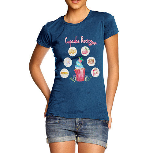 Women's Cupcake Recipe T-Shirt