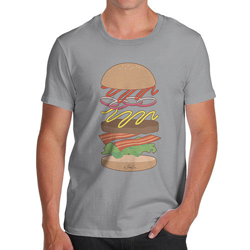 Men's Hamburger Ingredients T-Shirt