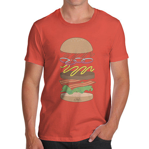 Men's Hamburger Ingredients T-Shirt