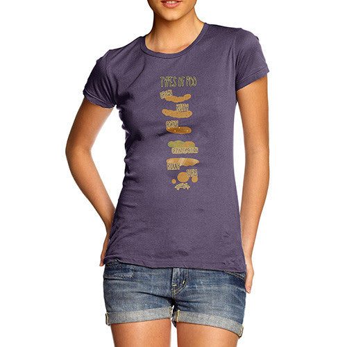 Women's Types Of Poo T-Shirt