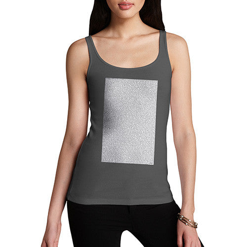 Women's Bee Movie Script Tank Top