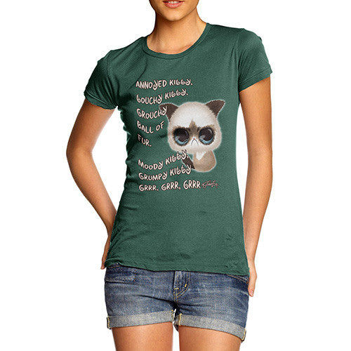 Women's Grumpy Kitty GRRR T-Shirt