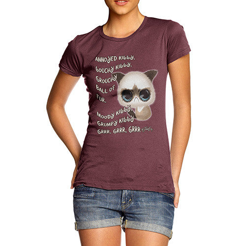 Women's Grumpy Kitty GRRR T-Shirt