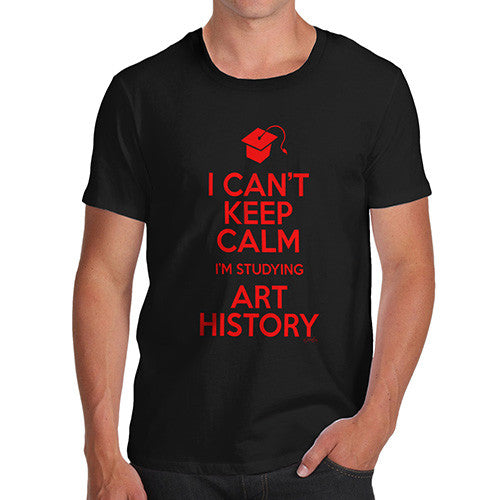 Men's Personalised I Can't Keep Calm I'm Studying T-Shirt