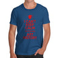 Men's Personalised I Can't Keep Calm I'm Studying T-Shirt