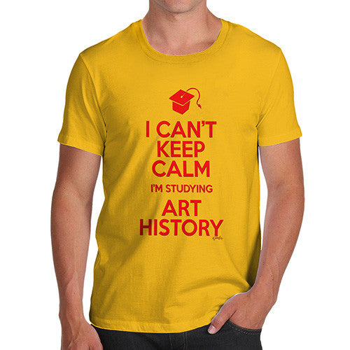 Men's Personalised I Can't Keep Calm I'm Studying T-Shirt