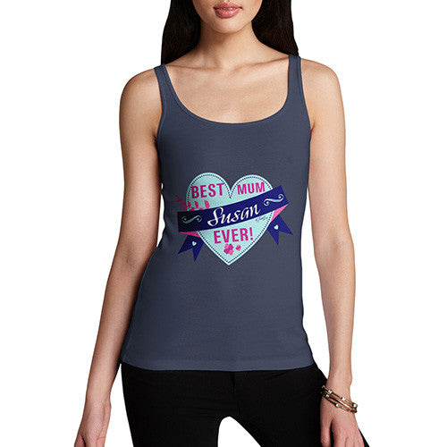 Women's Personalised Best Mum Ever! Tank Top