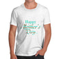 Men's Happy Mother's Day Glitter T-Shirt