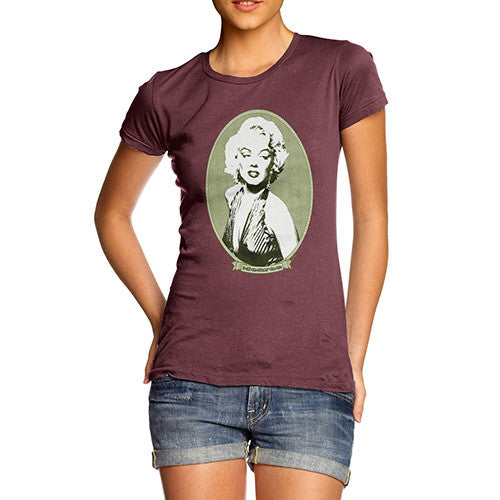 Women's Marilyn Monroe Money Portrait T-Shirt