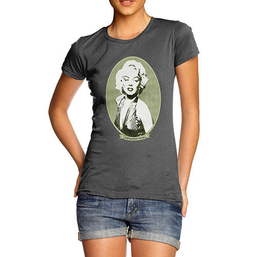 Women's Marilyn Monroe Money Portrait T-Shirt