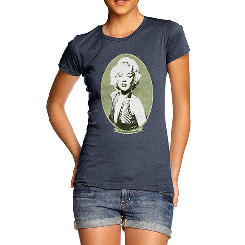 Women's Marilyn Monroe Money Portrait T-Shirt