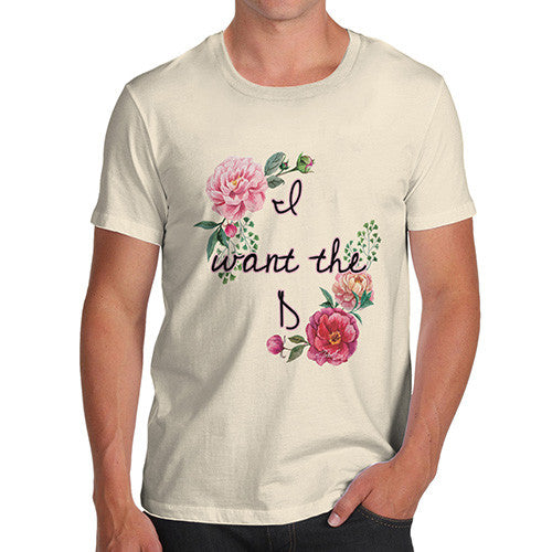 Men's I Want The D Floral T-Shirt