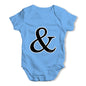 Alphabet Monogram & Ampersand Baby Grow Bodysuit