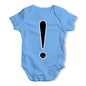 Alphabet Monogram ! Exclamation Mark Baby Grow Bodysuit