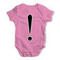 Alphabet Monogram ! Exclamation Mark Baby Grow Bodysuit