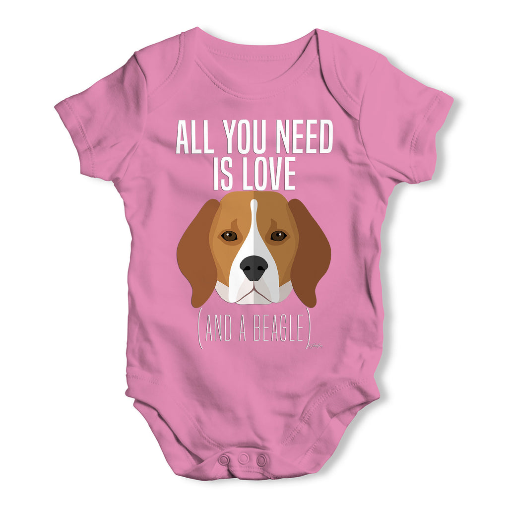 All You Need Is A Beagle Baby Grow Bodysuit