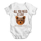 All You Need Is A Yorkshire Terrier Baby Grow Bodysuit