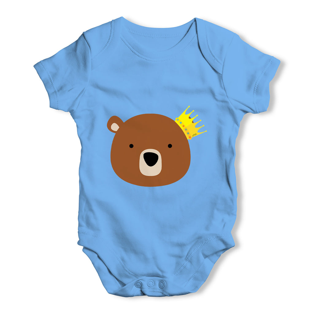 King Bear Baby Grow Bodysuit