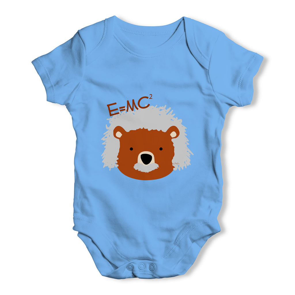 Albert Einstein Bear Baby Grow Bodysuit