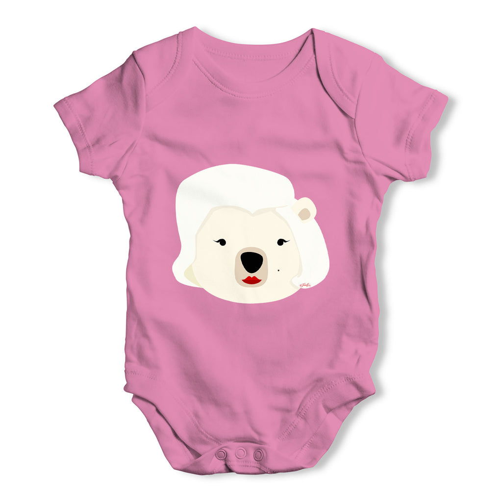 Marilyn Monroe Bear Baby Grow Bodysuit