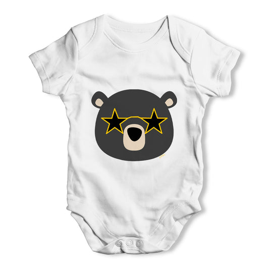 Disco Glasses Bear Baby Grow Bodysuit