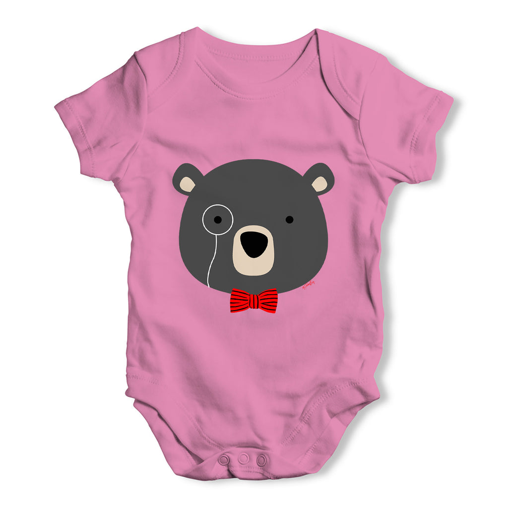 Monocle Bear Baby Grow Bodysuit
