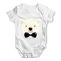 Bow Tie Bear Baby Grow Bodysuit