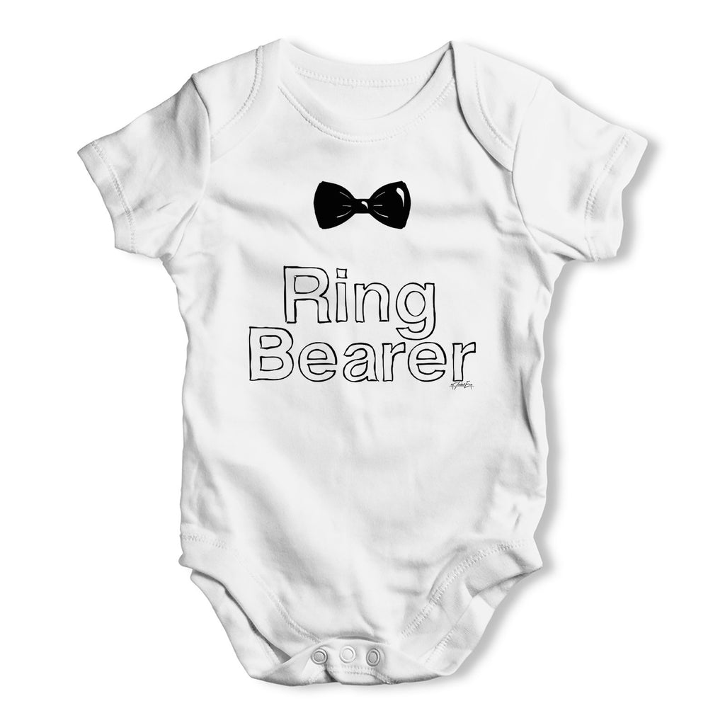 Ring Bearer Bowtie Baby Grow Bodysuit