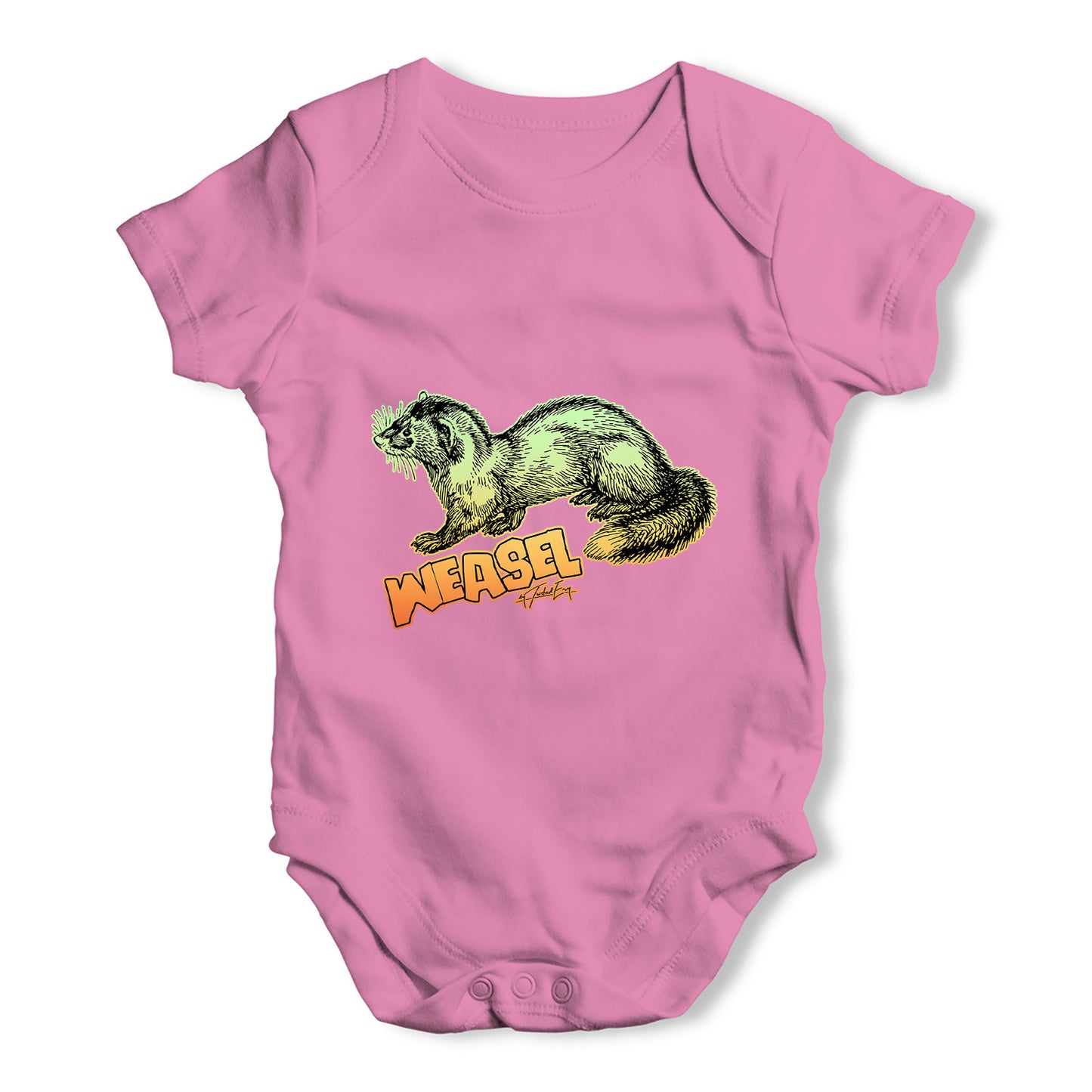 Weasel Baby Grow Bodysuit