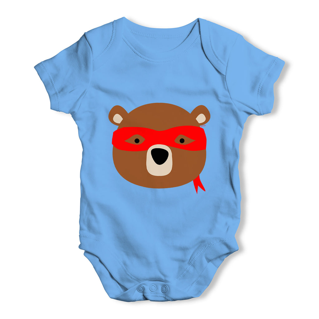 Ninja Bear Baby Grow Bodysuit
