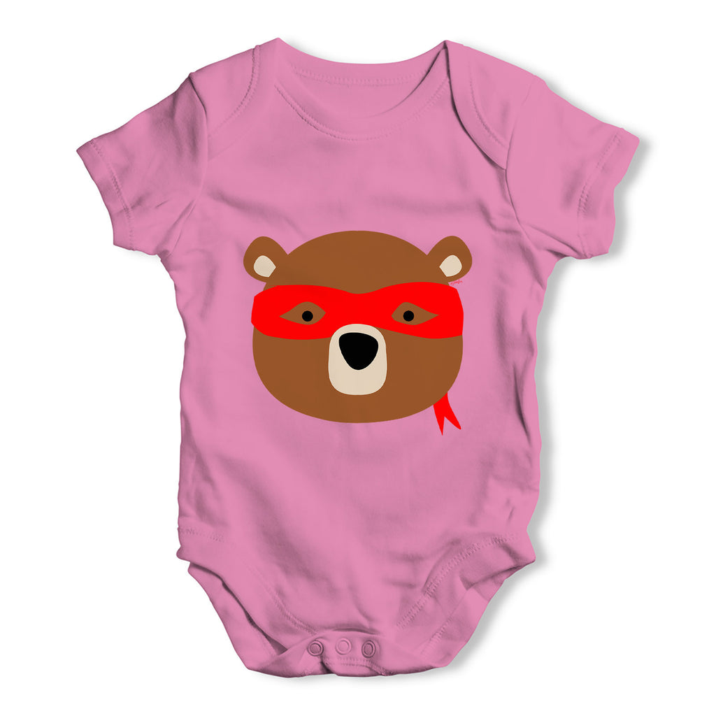 Ninja Bear Baby Grow Bodysuit