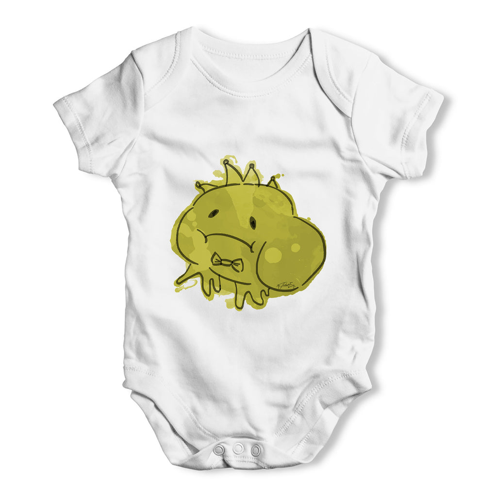 Ink Splat Frog Prince Baby Grow Bodysuit