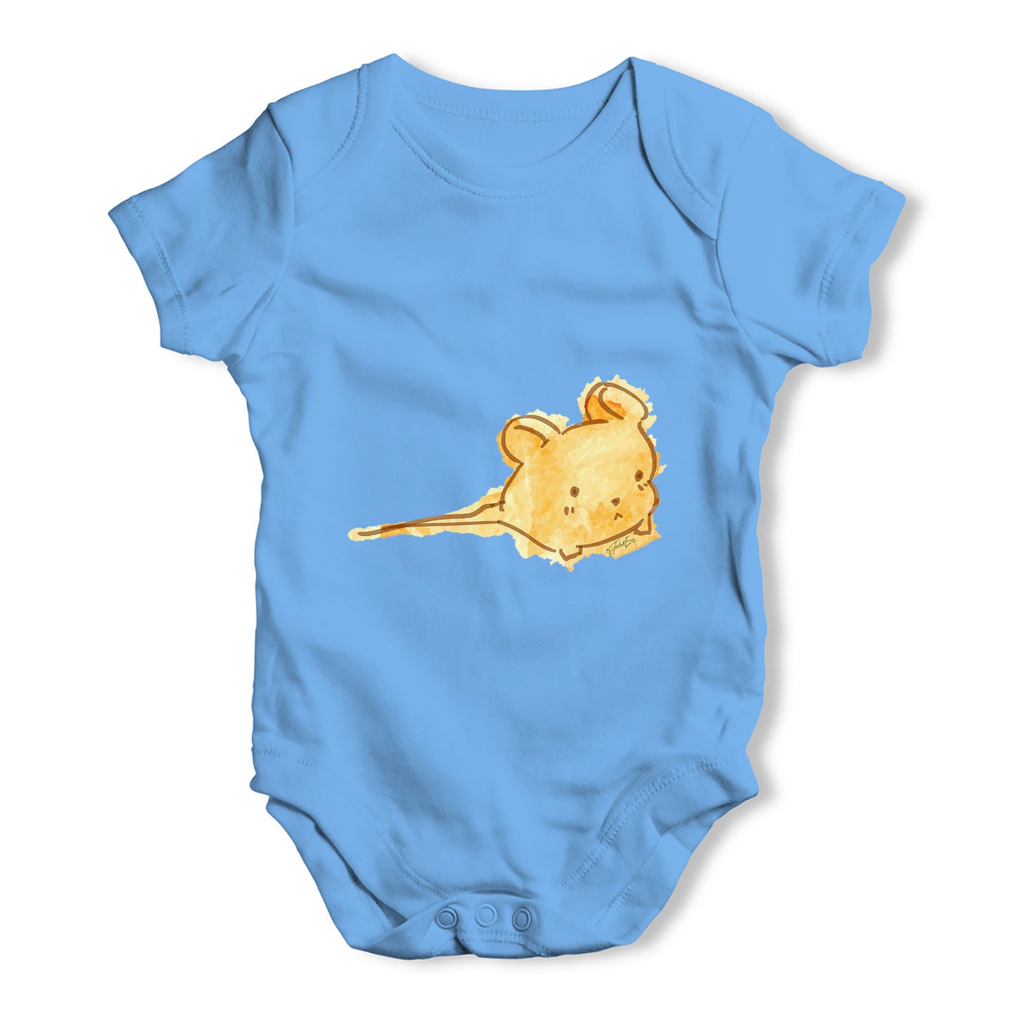 Ink Splat Mouse Baby Grow Bodysuit