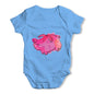 Ink Splat Pig Baby Grow Bodysuit